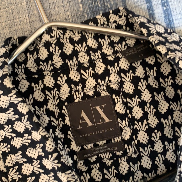 Armani exchange pineapple dress tshirt size S - Picture 3 of 3